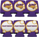 VictoryStore Can and Beverage Coolers - University of Northern Iowa, Circles Design, Set of 6