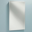 Jensen B7733 Focus Single-Door Recessed Medicine Cabinet, 3-Shelves