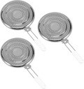 Stainless Steel Heat Diffuser for Gas Stove Electric Stove Glass Cooktop with Handle Even Heat Flame Reducer Simmer Plate Flame Guard for Gas Top and Electric Stove