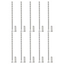 PATIKIL Cabinet Handle Screws M4x100, 10 Set Break Away Screws Drawer Pull Screw Phillips Drive Flat Countersunk Head Bolts with Sleeve for Door Handle Lever