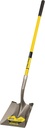 Truper 31199 Tru Pro 48-Inch Square Point Shovel, Fiberglass Handle, 10-Inch Grip