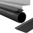 Garage Door Bottom Seal for Clopay - 16.8-Feet Rubber Seal for Single Channel, Roll Up & Commercial Doors by Hzetuu