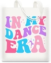 Dancer Gifts for Women Dance Tote Bag in My Dance Era Canvas Tote Bag Ballet Dancing Gifts