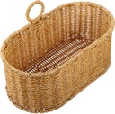 TIDTALEO Ginger Storage Basket Wall Hanging Woven Basket for Fruits and Vegetables Stylish Kitchen Organizer Easy to Install for Home and Garden Decor