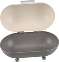 KICHOUSE Organize Your Kitchen Bread Box Airtight Tray Vintage Tin Bread Box Adjustable Shelf