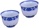 2pcs Vintage Porcelain Tea Cup Retro Chinese Style Teacups for Tea and Sake Elegant Design for Home Decor and Gifting
