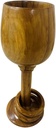 Handmade Wooden Rustic Wine Goblet with Decorative Rings Viking Style Chalice King Cup for Beer Wine Scotch Unique Drinkware Gift