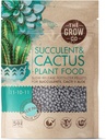 The Grow Co Succulents & Cactus Plant Food - Gentle Long Lasting Formula, Slow Release Fertilizer (Liquid Alternative) for All Potted Succulent, Cacti & Aloe Vera Plants (5 oz)