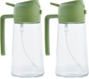 Oil Sprayer for Cooking, Olive Dispenser Bottle Kitchen, Premium Glass Bottle, Food-grade Mister Air Fryer, Salad, Frying, BBQ Kitchen Gadgets