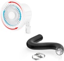 6 Inch Ventilation Fan Kit - 6" Two-way Exhaust Fan + 6“ 16FT Dryer Vent Hose for Home Office Inductrial HVAC System Ventilation Use