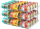 Can Organizer for Pantry， Stacking Can Storage Organizer Pantry，Automatic Can Rack for Fridge, 3Tire 3 Columns Can Holder for 36 Cans, Canned Goods Organizer
