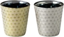 J-kitchens Pair Lock Cups, Japanese Style Taste, 10.1 fl oz (310 ml), Microwave Safe, Made in Japan