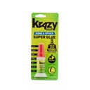 Krazy Glue Home & Office Brush-On Superglue, 5 g, Quick Dry, No-Clog Adhesive for Plastic, Ceramic, Wood, Rubber, Metal, Leather & More, Clear, Holds Over 1000 Lbs*