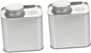 2pcs Sealed Coffee Canister Airtight Lid Coffee Bean Storage Containers Vacuum Sealed Bean Holder Air Tight Jar Organizer for Countertop Tea Sugar Spices