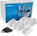 Replacement Charcoal Water Filters for Cuisinart Coffee Machines 24 pack by Molgoc