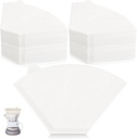 Skylety 500 Count #2 Cone Coffee Filter, Coffee Filters 2 Cone Pour Over Filters Natural Paper Unbleached Disposable Coffee Filters for Coffee Dripper and Drip Coffee Maker