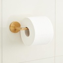 Signature Hardware 953925 Drea Wall-Mounted Toilet Paper Holder - Brushed Gold