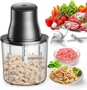 Food Processor, Upgraded Electric Chicken Shredder Food Chopper with 250W Copper Motor, 1.5L Bowl