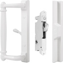 House Guard 20002 Series Patio Door Lock and Handle Set Choices That Add a Unique Signature to Your Patio Doors Glass Sliding Door Handle (White)