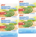 PIC Mosquito Repelling Coils, Outdoor Mosquito Repellent, Up to 3 Hours Protection, 8-Feet Area Coverage, Suitable for Patio, Porch, Backyard & Outdoor Use, 40 Coils (4 Packs of 10)