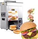 Kolice Commercial Fully Automatic Burger Machine, Electric Chain Type Toast/Bun/Bread Baking Heating Machine,Temperature Adjustable, Thickness Adjustable