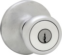 Kwikset Mobile Home Entry Knob in Satin Chrome