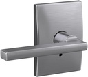Schlage Custom FC172 LAT 626 CEN Latitude Non-Turning Lever with Century Trim, Satin Chrome