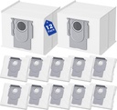 12 Pack Q7 Dust Bags Compatible with Roborock Q7 M5+, Q7 Max+, S8 Pro Ultra, S7 Max Ultra, Q10 S5+, Q10 X5+, Q8 Max+, Q5 Max+, Q5 Pro+, Q5 Pro, Q5+, 3.6L Vaccum Bag for S8+, S7 MaxV Ultra, Q5, Q7+