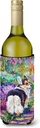 Caroline's Treasures 7297LITERK Corgi Garden Path Wine Bottle Hugger Bottle Cooler Sleeve Hugger Machine Washable Collapsible Insulator Beverage Insulated Holder