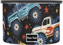 ALAZA Monster Truck Stars Airtight Coffee Bean Canister Customed 17oz Food Storage Containers with Lids For Gournd, Tea, Sugar, Flour, Rice, Cereal, Candy Cookie Jar