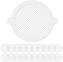 20Pack Shower Drain Cover,Ymapinc Bathroom Drain Sticker Disposable Hair Catcher Mesh Bathtub Strainer for Shower Bathtub and Bathroom Sink Drains to Prevent Clogged Drains
