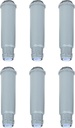 Nispira F088 Water Filter Cartridge Replacement For KRUPS Claris Coffee Maker Precise Tamp Espresso Machines Automatic Machines XP5220, XP5240, XP5280, XP5620, EA82, EA9000. 6 Packs