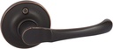 Callan by Delaney Hardware Newport Dummy Door Handle, Fits Door 1-3/8 to 2 in. Thick, Edge Oil Rubbed Bronze – Non-Handed Left/Right-Handed Decorative Door Lever – Easy to Install Pull Handle