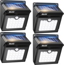 BAXIA TECHNOLOGY Solar Outdoor Lights Wireless Security Motion Sensor Solar Lights Outdoor Waterproof for Front Door,Backyard,Steps,Garage,Garden (400LM,4 Packs)