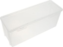 Healifty Transparent Plastic Bread Box for Kitchen and Refrigerator Medium Food Storage Container Dustproof Freshness Keeper for Bread Snacks and Bakery Versatile Home Organizer