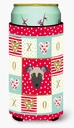 Caroline's Treasures CK5182TBC Argentine Pila Dog Love Tall Boy Hugger, Red Can Cooler Sleeve Hugger Machine Washable Drink Sleeve Hugger Collapsible Insulator Beverage Insulated Holder