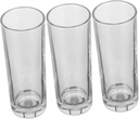 3pcs Elegant Glass Cups Collection of Water Glasses Coffee Mugs Suitable for Home Restaurant Hotel Bar Shop and Events