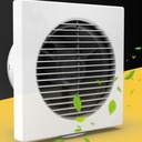 ICEMOB Bathroom Extractor Fan,Powerful Wall Mounted Ventilation Fan,Ultra Thin Window Exhaust Fan with Check Valve,Ball Bearing Motor,for Kitchen,Garage,Office,200mm