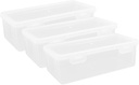 3pcs Bread Storage Box Food-grade Container for Bread Cake and Fruits for Kitchen Organization and Refrigerator Storage