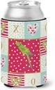 Caroline's Treasures CK5525CC Ring-Necked Parakeet Love Can or Bottle Hugger, Red Cooler Washable Drink Sleeve Collapsible Beverage Insulated Holder, Can Hugger, Multicolor