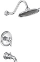 Moen UTS232104EP Weymouth M-CORE 2-Series 1-Handle Tub and Shower Trim Kit, Valve Required, Chrome