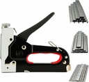 Heavy Duty Staple Gun for Wood & Fabric - 2100 Staples, Remover, Upholstery & Home Repair