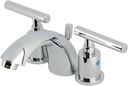 Kingston Brass KB8951CML Manhattan Mini-Widespread Bathroom Faucet with Pop-Up Drain, Polished Chrome