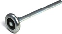 7" Steel Commercial Grade Garage Door Roller - Long Stem - 12 Pack