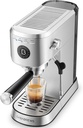 CASABREWS CM5418 Basic Espresso Machine 20 Bar, Stainless Steel Espresso Maker with Steam Milk Frother, Compact Coffee Machine with 34oz Water Tank for Cappuccino, Latte, Silver