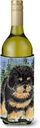 Caroline's Treasures SS8031LITERK Tibetan Mastiff Wine Bottle Hugger Bottle Cooler Sleeve Hugger Machine Washable Collapsible Insulator Beverage Insulated Holder