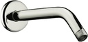 hansgrohe Extended Length 9-inch Modern Showerarm in Polished Nickel, for Wall Mount Showerhead, 04186833