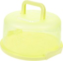 Portable Cake Carrier with Lid and Handle Transparent Plastic Cake Box 9.84X5.11X5.11 Inches for Baking Storage and Outdoor Transport