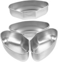 4pcs Stainless Steel Steamer Trays Fan-shaped for Vegetables Rice Eggs and Meats - Food Steamer Box for Preparation