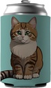 Munchkin Cat Sitting Can Cooler Beer Soda Drink Insulated Holder Sleeve Hugger
